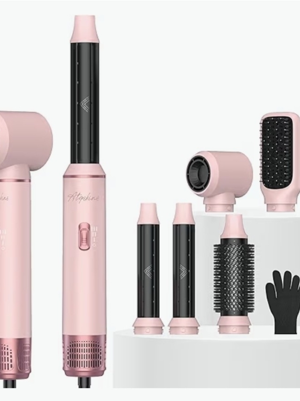 Pink Multi-Tool Hair Styler Set
